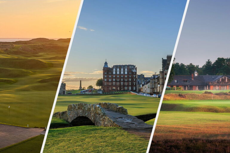 The closing holes at Wallasey, St Andrews & Hankley Common