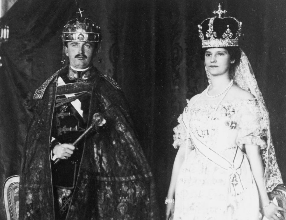 Charles I of Austria and his wife Zita of Bourbon-Parma
