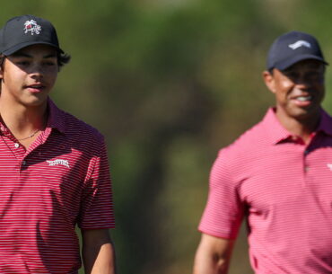 Charlie with father Tiger