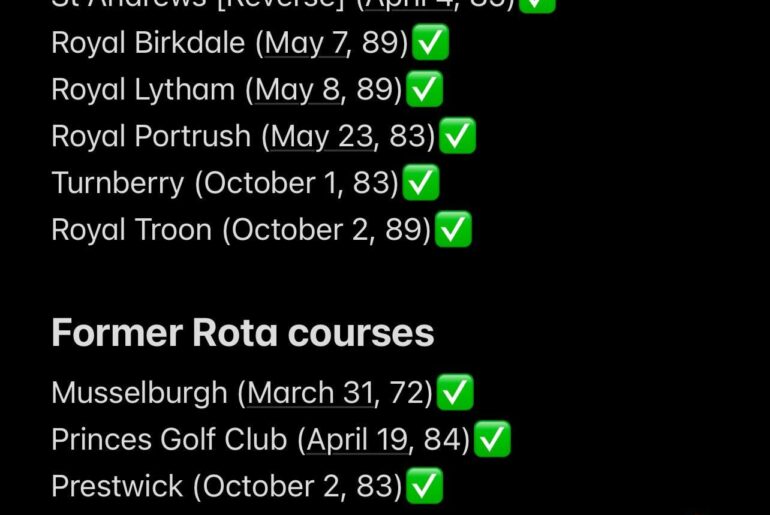 This concludes the greatest golf season of my life.