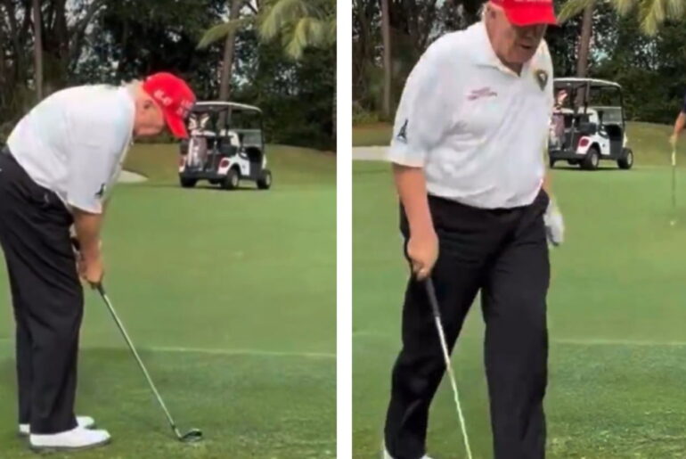 Donald Trump walk-off chip-in (X/Twitter)