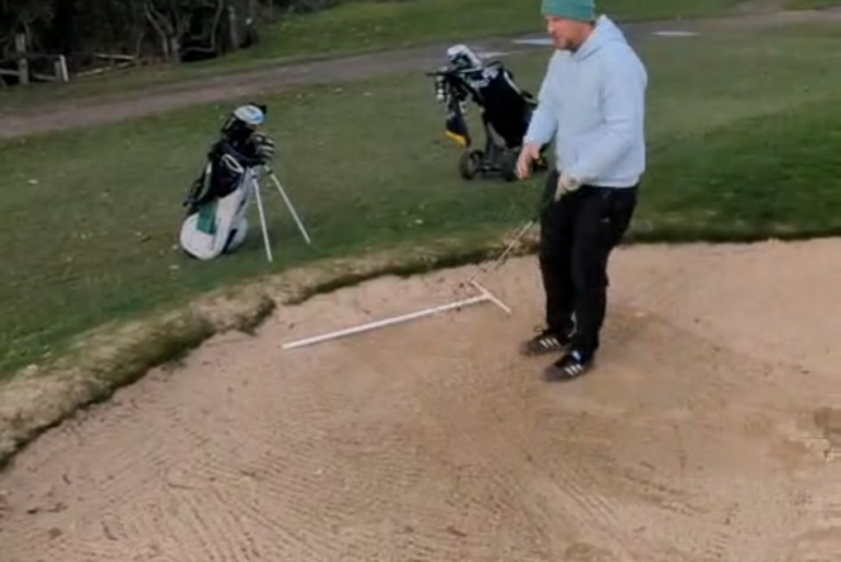 A quick bunker lesson from a friend