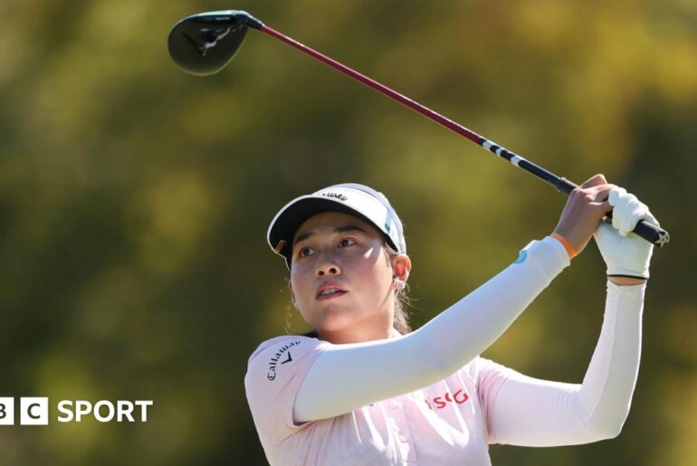 Jeeno Thitikul in action at the CME Group Tour Championship