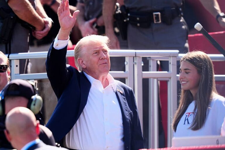 Donald Trump granddaughter says he will miss LPGA Tour debut as he is ‘a little busy’