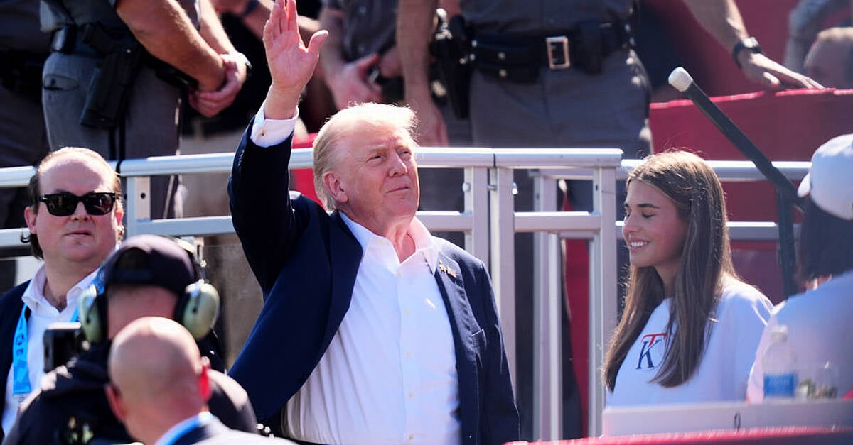 Donald Trump granddaughter says he will miss LPGA Tour debut as he is ‘a little busy’ Donald Trump granddaughter says he will miss LPGA Tour debut as he is ‘a little busy’