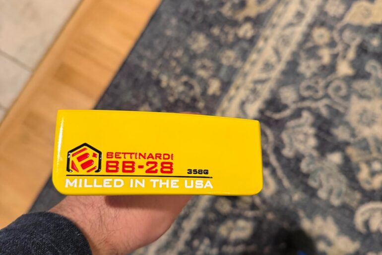 I just received a custom Bettinardi putter that I didn’t order