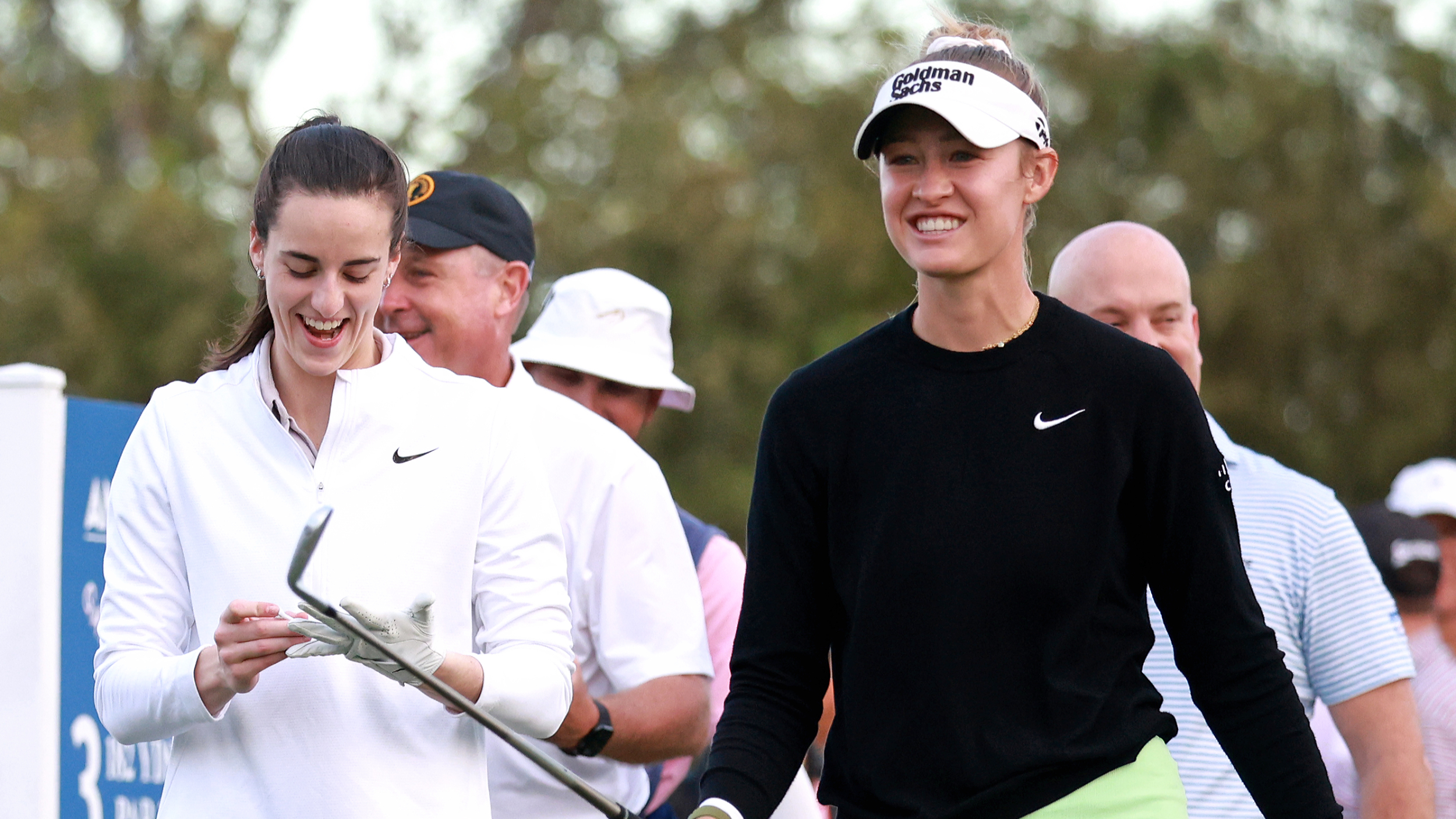 Caitlin Clark and Nelly Korda at The Annika