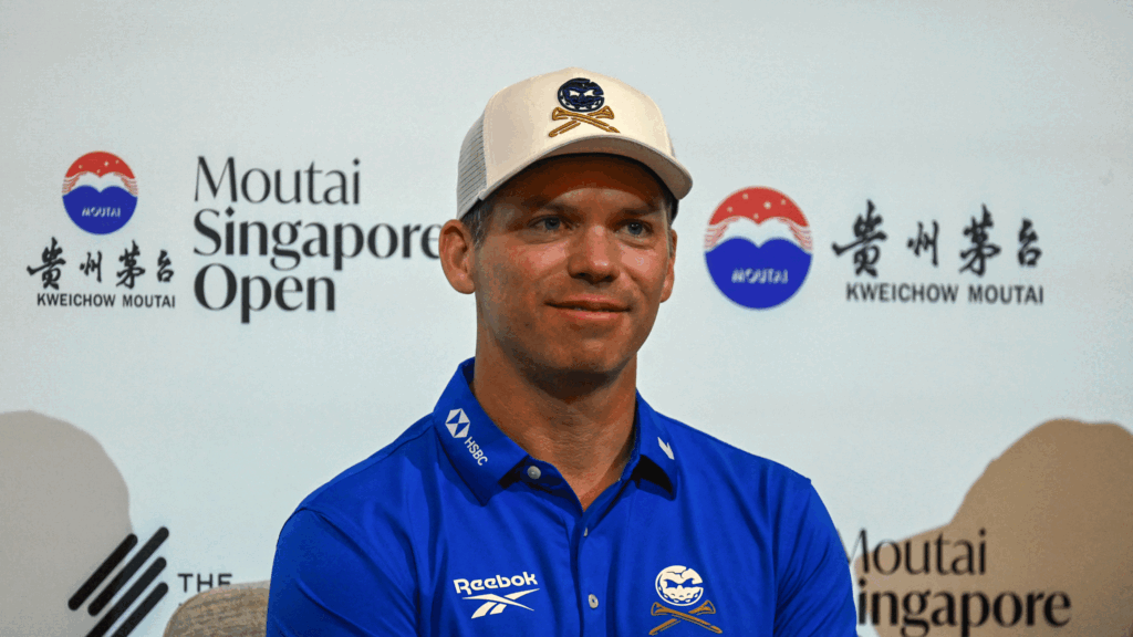 Moutai Singapore Open Prize Money Payout 2025 Paul Casey looks on during his pre-tournament press conference at the 2025 Moutai Singapore Open
