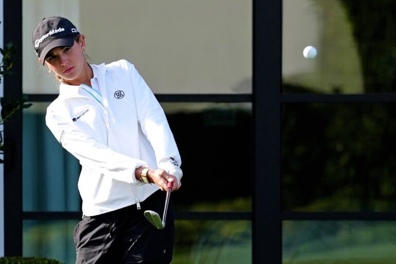 President Trump’s granddaughter Kai Trump, Caitlin Clark draw crowds as ‘The ANNIKA’ tees off in Belleair