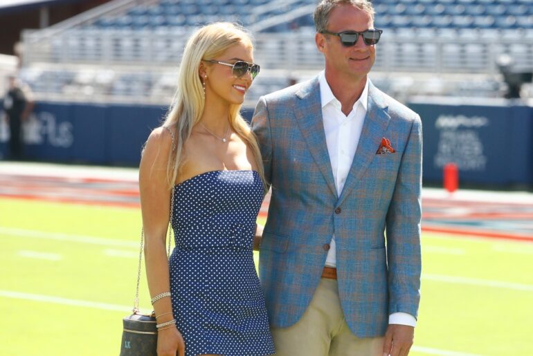Landry Kiffin Stuffed Into An Ole Miss Blue Dress