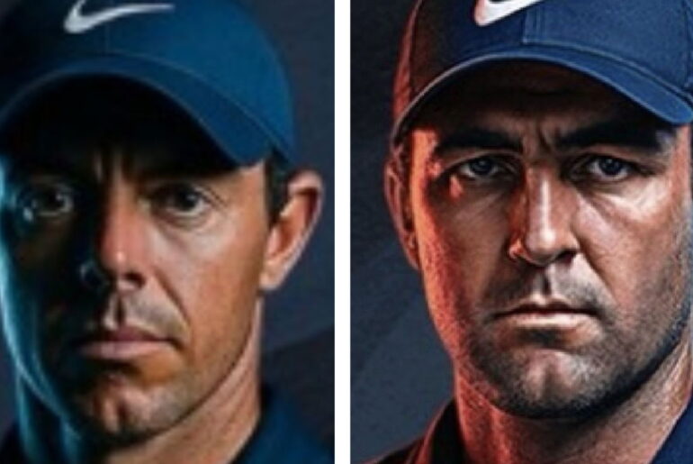 AI McIlroy, AI Scheffler (Optum Golf Channel Games)