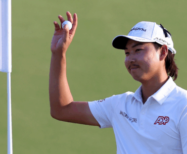 A photo of golfer Min Woo Lee