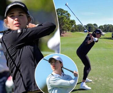 Kai Trump gets ready for LPGA Tour debut at pro-am featuring Caitlin Clark