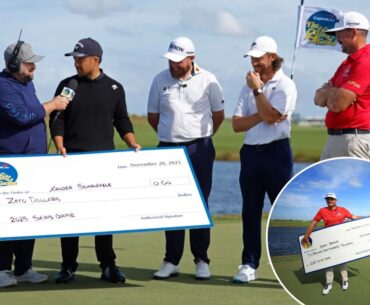 Xander Schauffele awarded 0 check at Skins Game