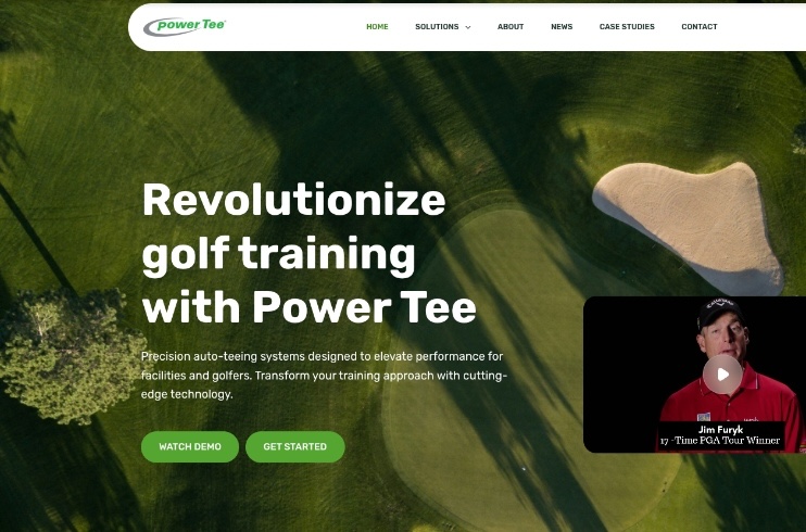 POWER TEE ANNOUNCES LAUNCH OF REDESIGNED WEBSITE