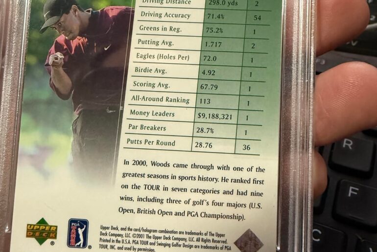 Pretty insane how in the year 2000, tiger was ranked 54th in driving accuracy but 1st in GIR, his irons were just unfair