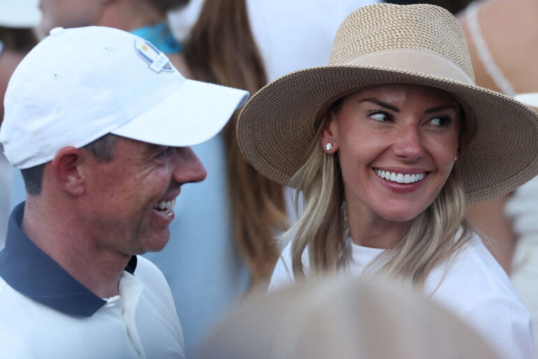 Rory McIlroy with wife Erica