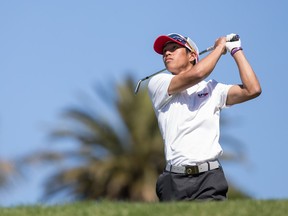 File photo: SFU's golf program may be cut if the school leaves the NCAA to return to Canadian competition. Pictured is 22-year-old SFU golfer Chris Crisologo in 2018.