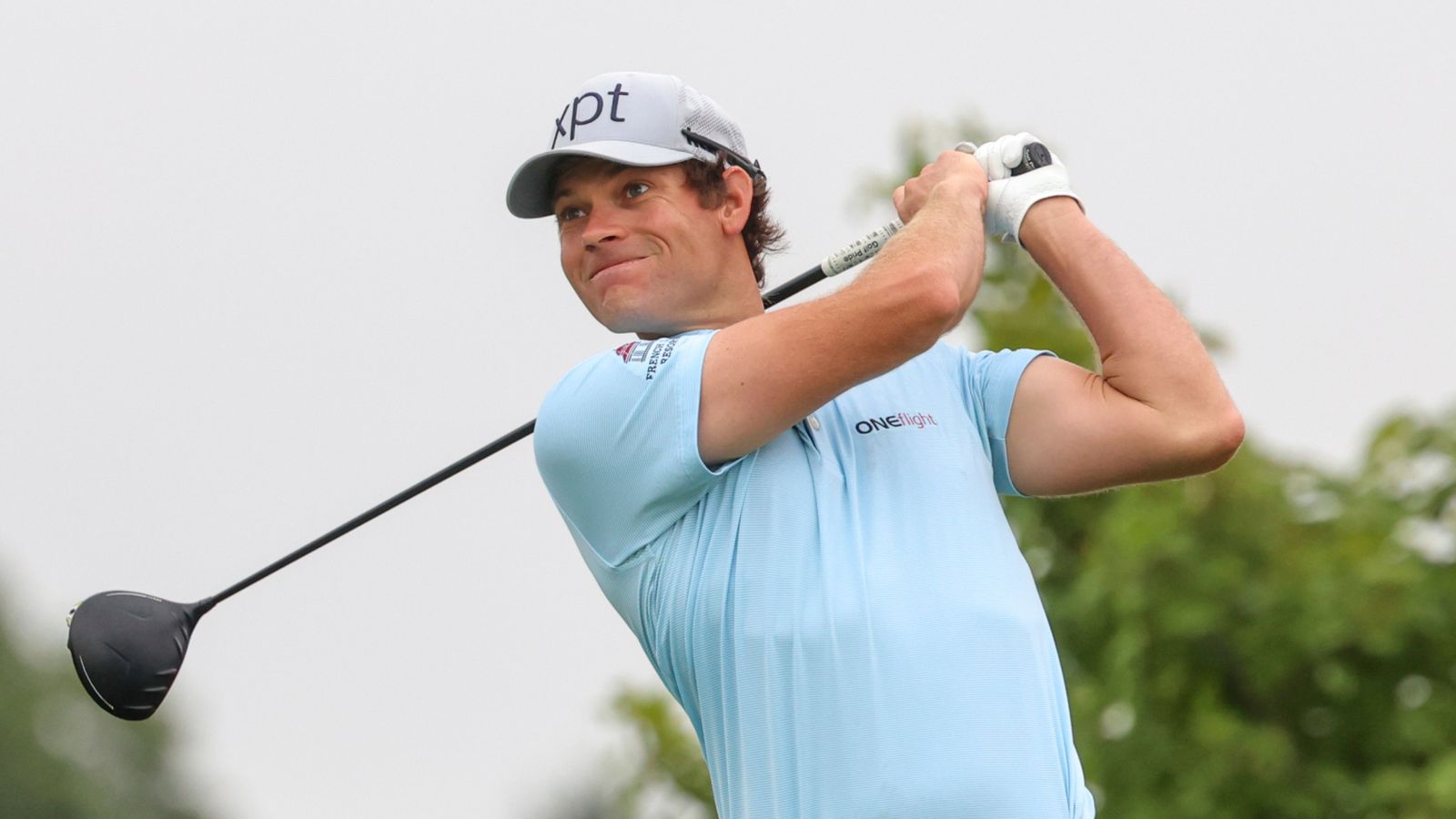 Adam Schenk takes vital win at Bermuda Championship in terrible conditions | Golf News July 24th, 2025: Adam Schenk of the United States hits his shot on the first tee during the first round of the 3M Open 2025 at TPC Twin Cities on July 24, 2025 in Blaine, Minnesota. Steven Garcia-CSM (Credit Image: .. Steven Garcia/Cal Sport Media) (Cal Sport Media via AP Images)