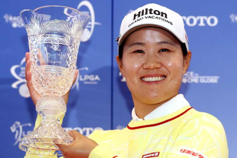 Nasa Hataoka claimed her seventh LPGA Tour title after winning a playoff hole at the Toto Japan Classic