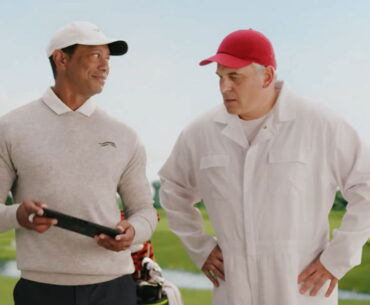 Tiger Woods stars in new commercial (Credit: PGA Tour 2K)
