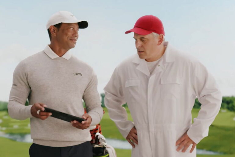 Tiger Woods stars in new commercial (Credit: PGA Tour 2K)