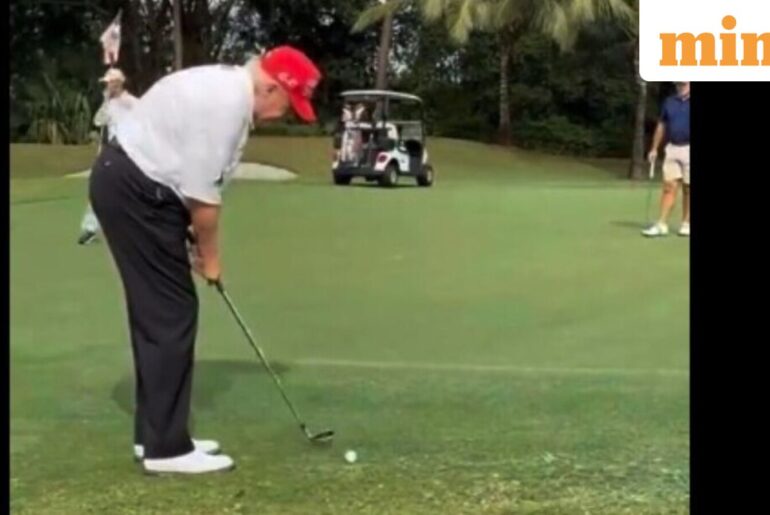 Donald Trump recently also touted his own record