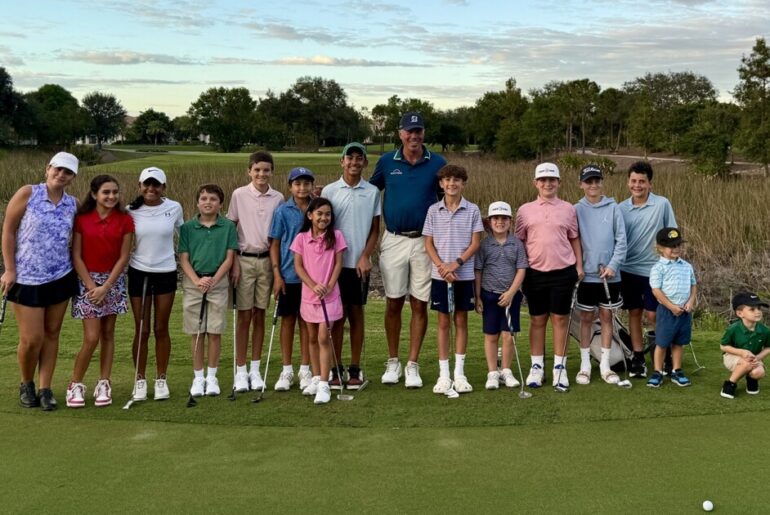 Matt Kuchar hosted a junior clinic on Oct. 15