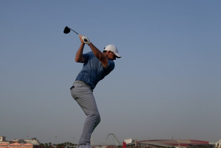 The chase is over for Rory McIlroy. He hasn't stopped running