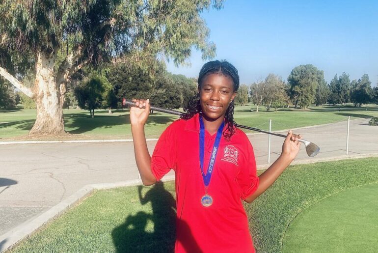 Freshman phenom Layla Phillips wins City Section girls' golf title