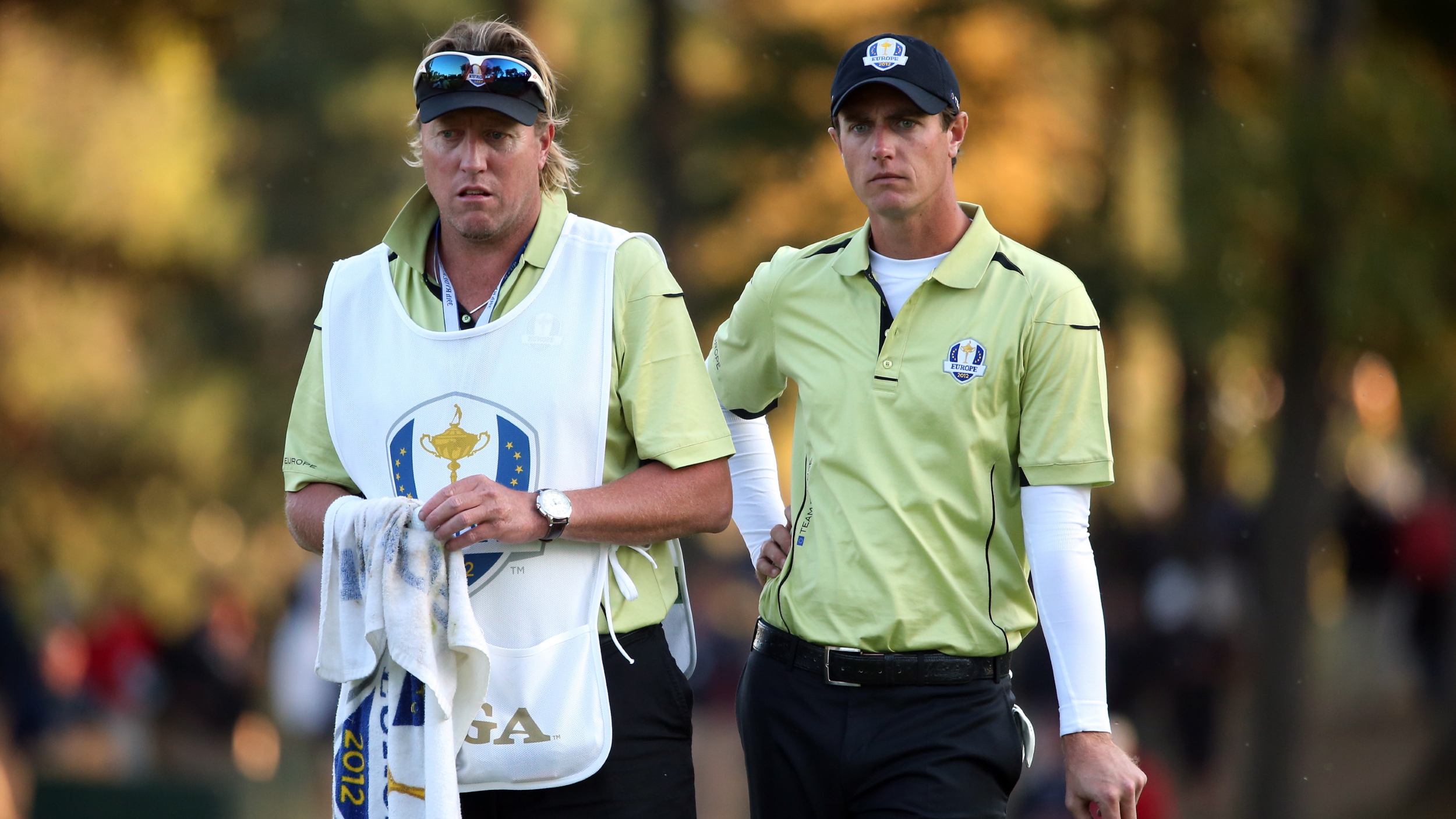 Brian Nilsson and Nicolas Colsaerts at the Ryder Cup