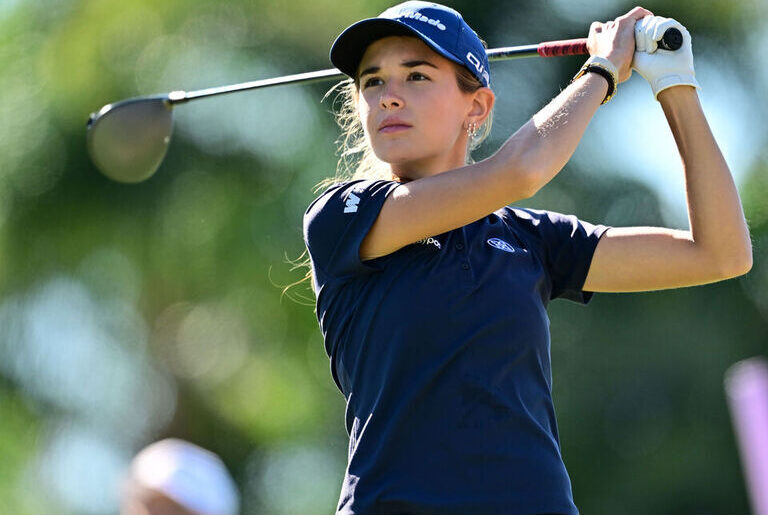 Kai Trump shoots 83 in LPGA debut, leaving her last at The Annika