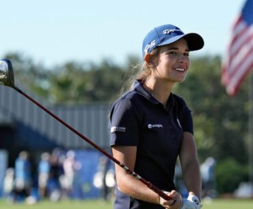 Kai Trump shoots 13-over 83 in LPGA Tour debut, leaving her last in 108-player field