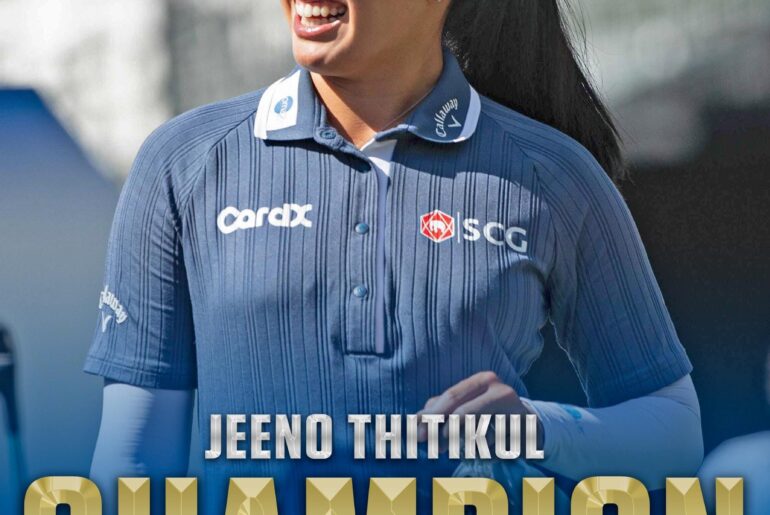 Jeeno Thitikul defends her CME Group Tour Championship with a four-shot win over her good friend Pajaree Anannarukarn and completes the best scoring year in LPGA history.