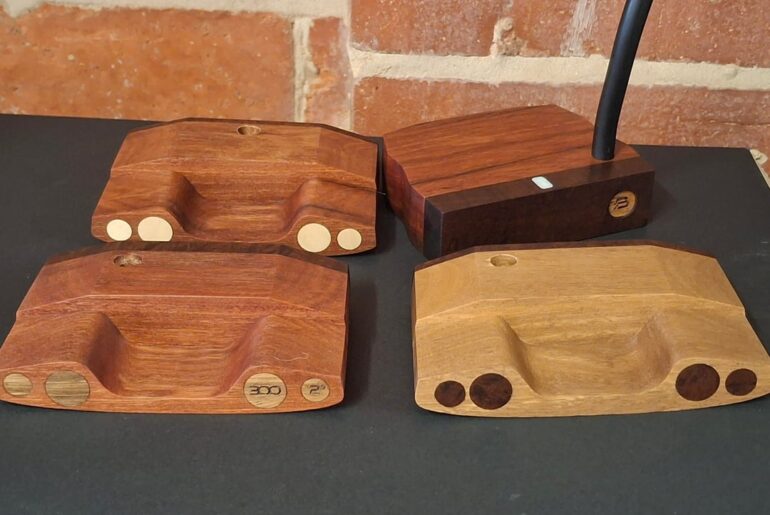 Wooden golf putters - I got carried away