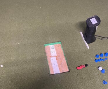 DIY hitting strip, getting it to stay?