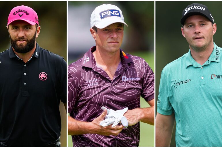 John Rahm, Viktor Hovland and Sepp Straka