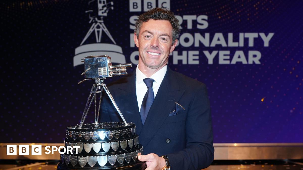 Sports Personality of the Year 2025: All the winners Rory McIlroy with the SPOTY trophy