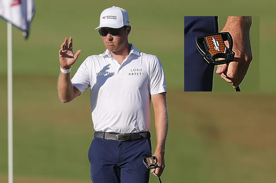 Ben Griffin won the 2025 World Wide Technology Championship after switching from a heel-toe weighted blade to TaylorMade Spider Tour Black putter.