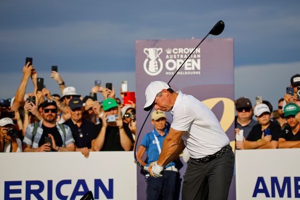 Rory McIlroy at the Australian Open after drawing huge crowd in Australia