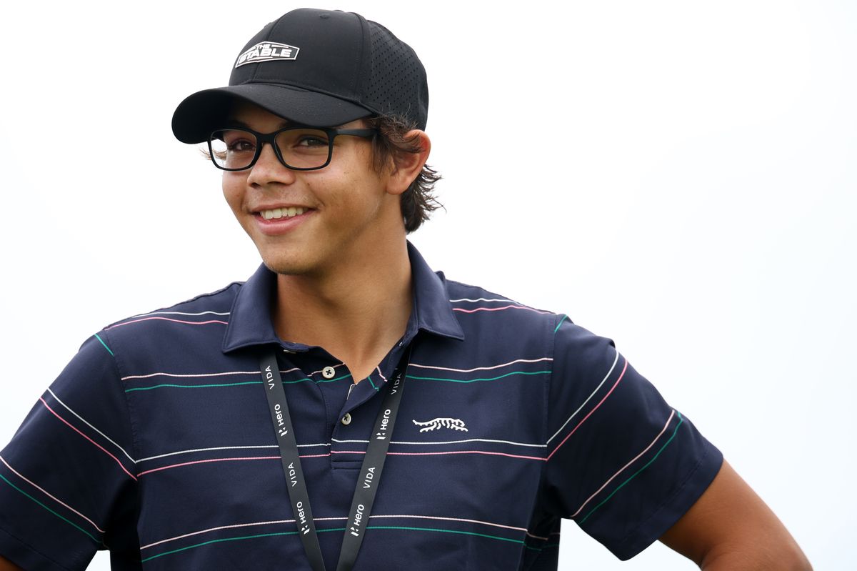 Charlie Woods coach reveals what it's like having him on the team