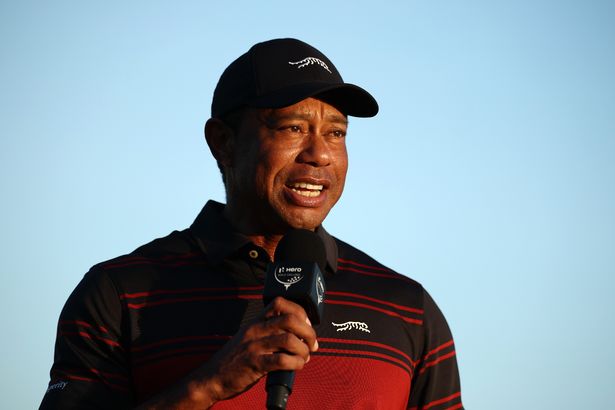 Woods was the host for the Hero World Challenge in the Bahamas
