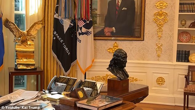 She shared a look inside Trump's Oval Office