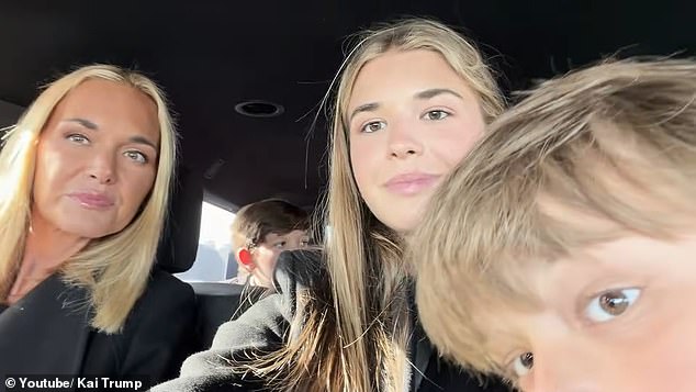 People were thrilled to see Kai's mom Vanessa Trump in the vlog, as they traveled to the White House for the Christmas party