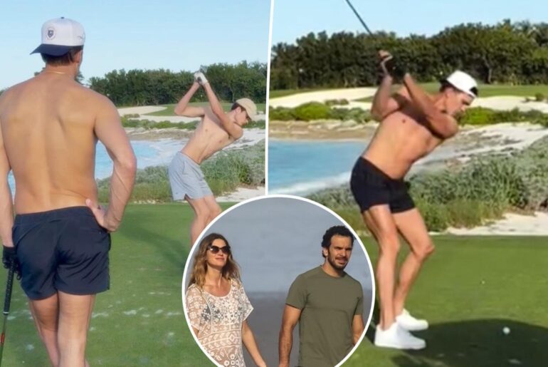 Tom Brady spends shirtless holidays with son Jack after ex Gisele Bündchen’s secret wedding