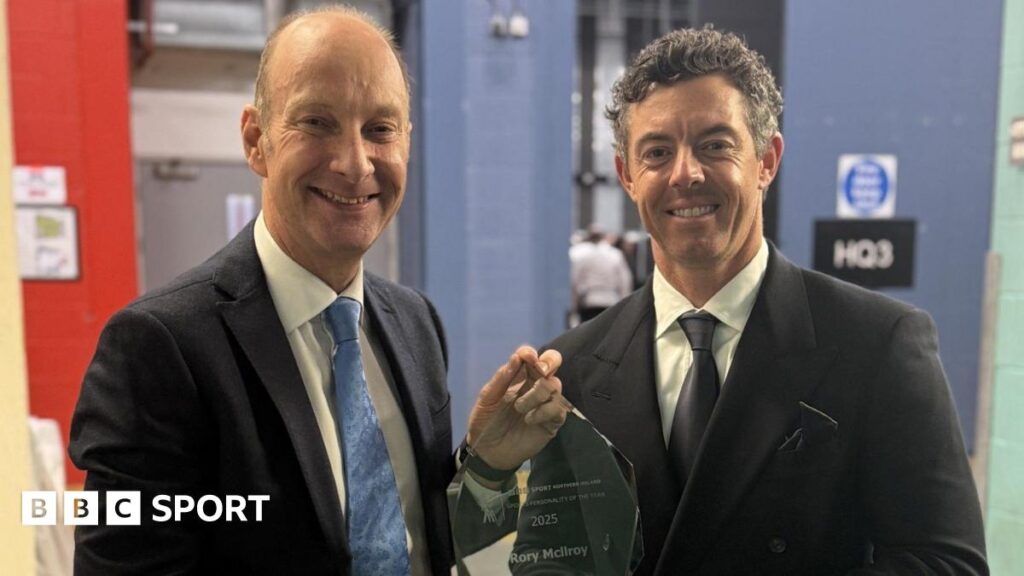 Rory McIlroy: Grand Slam winner named BBC NI Sports Personality of the Year for 2025