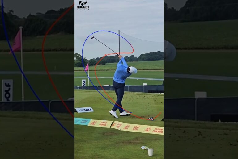 Joaquin Niemann Swing Path Breakdown with Nugget Golf Tracer