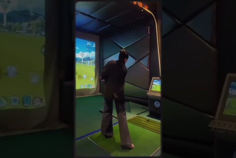 Belle in her golf era??!! #bellemariano