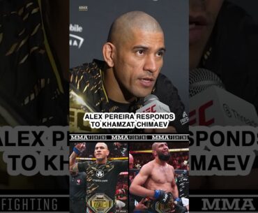 Alex Pereira isn't interested in a Khamzat Chimaev fight after his win at #UFC320
