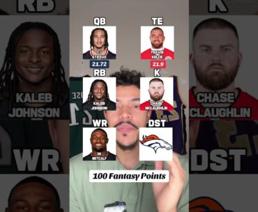 6 NFL Players 100 Fantasy Points 😱